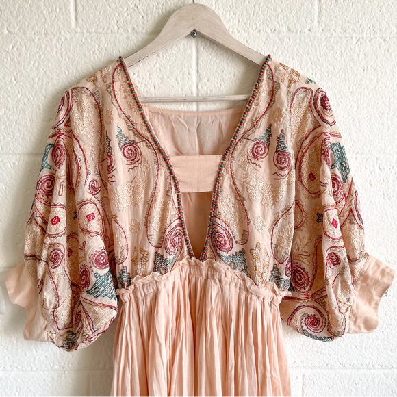 NWOT Free People Mesa Midi Dress - Picture 7 of 16